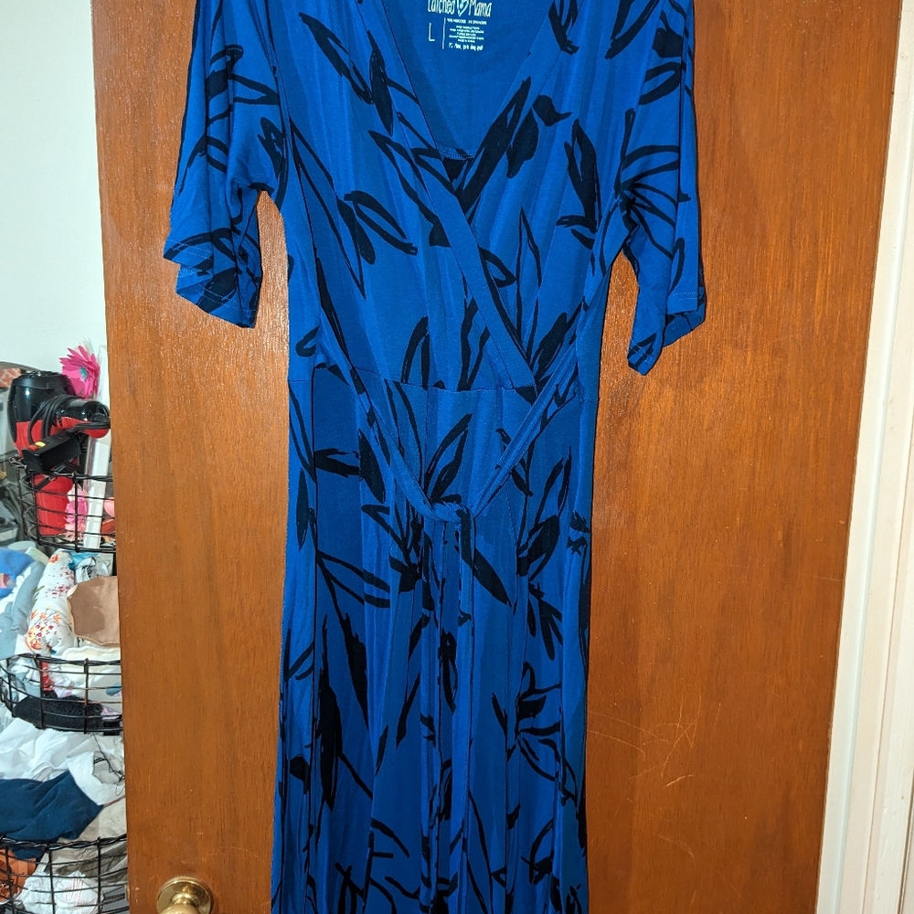 Midi Wrap Dress (Nursing/Maternity)